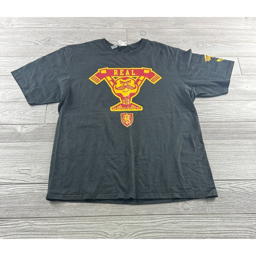 Adidas Real Salt Lake Mr Pitch MLS Soccer Fan T Shirt Mens Large Black
